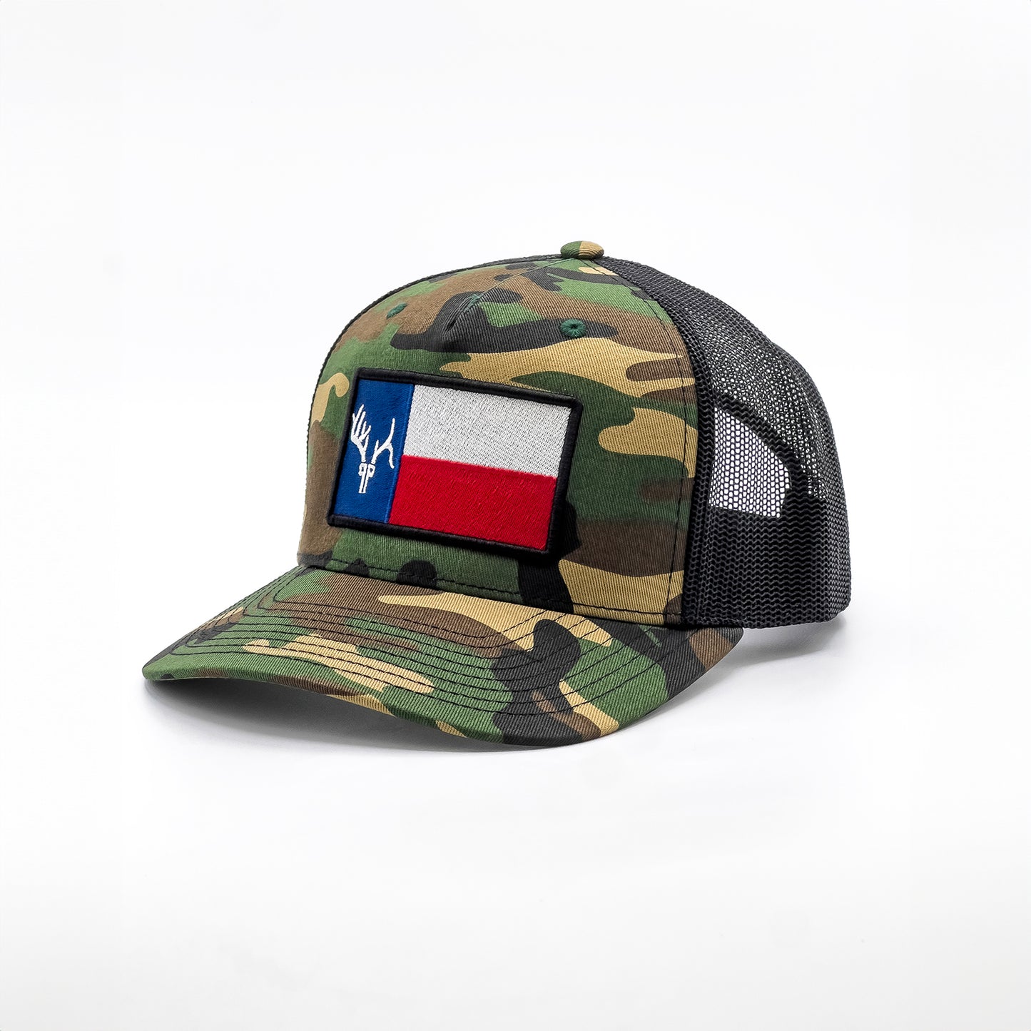Camo/Black PPLF Embroidered Flag Hat