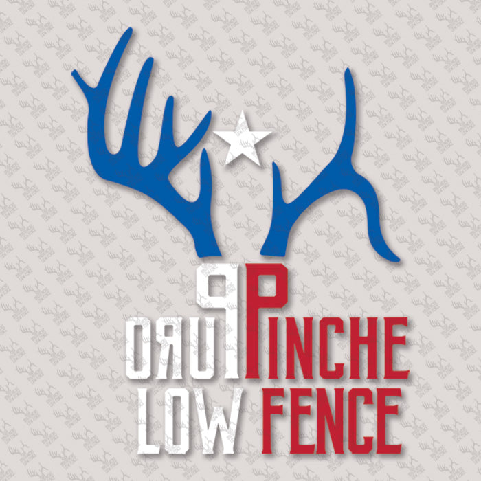 Puro Pinche Low Fence Hunting 3 inch Decal