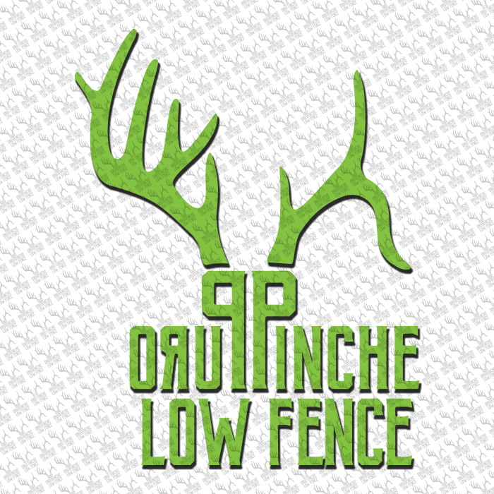 Puro Pinche Low Fence Hunting 3 inch Decal