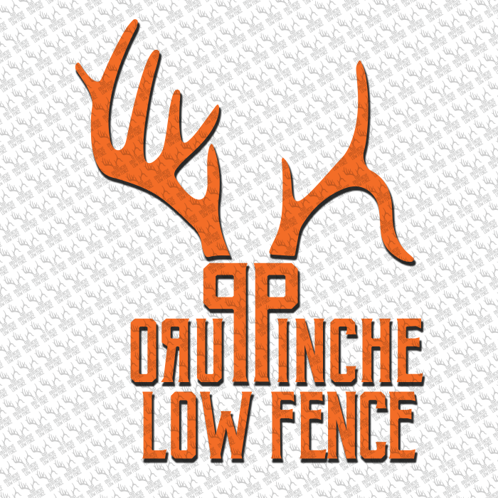 Puro Pinche Low Fence Hunting 3 inch Decal