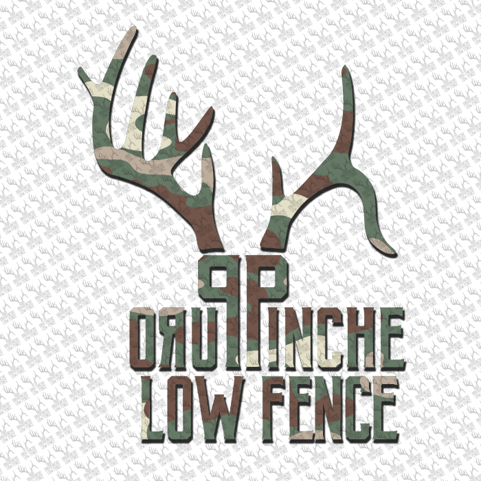 Puro Pinche Low Fence Hunting Vinyl Decal 6 inch